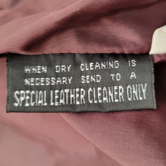 Wilsons Leather Maxima Jacket Women's XL Maroon Suede Lined Vintage 90s Y2K - Picture 16 of 16